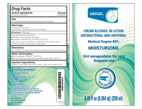 Urigel 250ML CREAM Gel