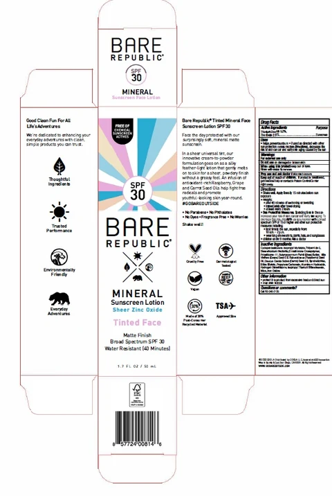 Bare Republic Mineral Matte Tinted Face SPF 30 포장