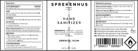 HAND SANITIZER 포장
