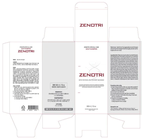ZENOTRI Scalp Shampoo. 포장