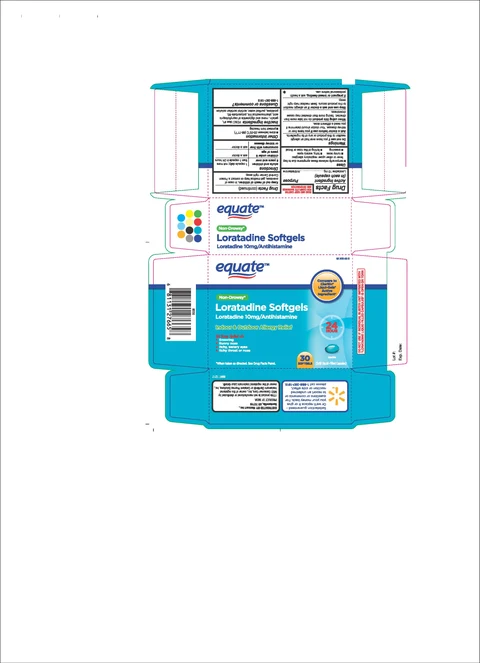 LORATADINE SOFTGELS packaging