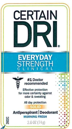 Certain Dri Everyday Strength ClinicalSOLID 포장