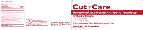 Cut Care Benzalkonium Chloride Antiseptic 포장