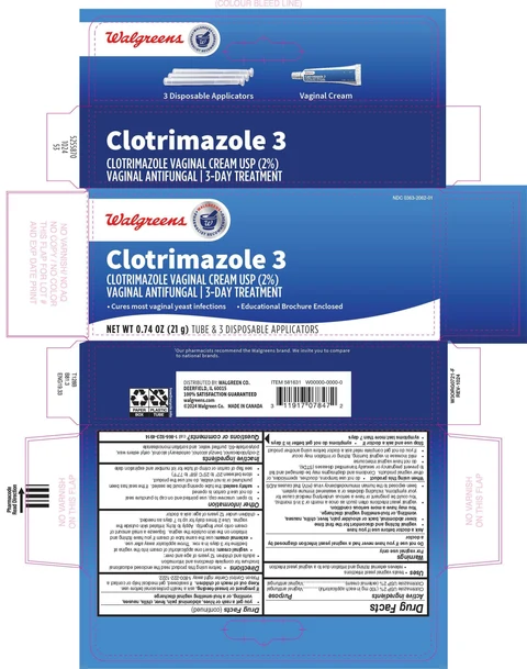 Walgreens Clotrimazole 3 packaging