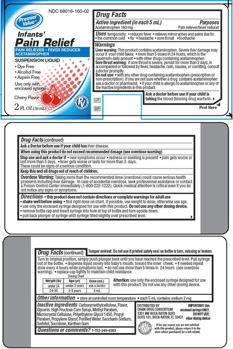Infants Pain Relief packaging