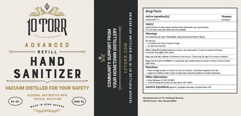 Hand Sanitizer packaging