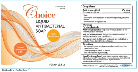 Inoderm Choice Antibacterial packaging