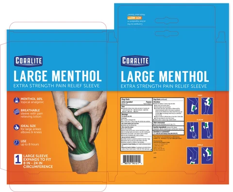 Coralite Extra Strength Pain Relief Sleeve Knee 포장