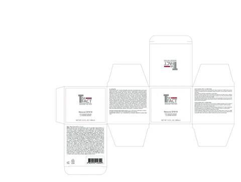 The Fact Natural SPN18 - The SeniorCream packaging