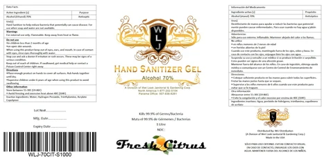 Hand Sanitizer packaging