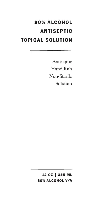Hand Sanitizer WHO Formulation packaging