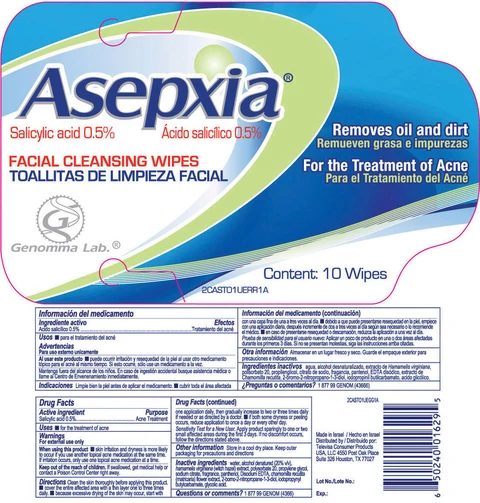 AsepxiaFacial cleansing 포장