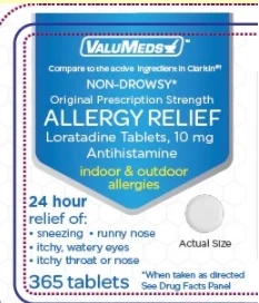 Loratadine packaging