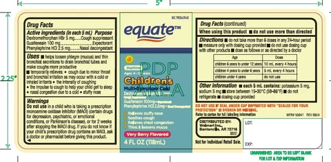 Childrens Multi-symptom Cold Daytime packaging
