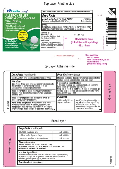 Cetirizine Hydrochloride (Allergy) 포장