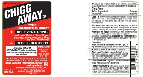 Chigg Away packaging