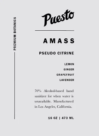AMASS Puesto Pseudo Citrine Hand Sanitizer 포장