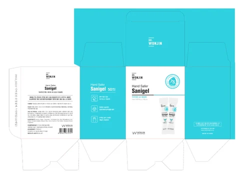 DR. WONJIN Hand Safer Sanigel 포장