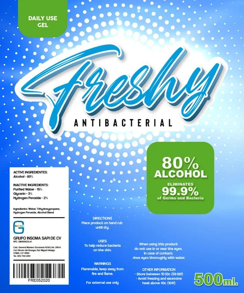 Hand Sanitizer packaging