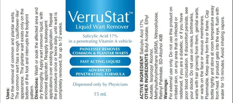 VerruStat Wart Remover 포장