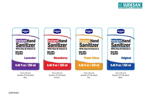 Amoray Premium Instant Hand Sanitizer 포장