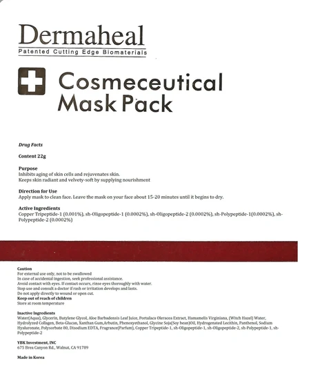 Cosmeceutical Mask Pack 포장