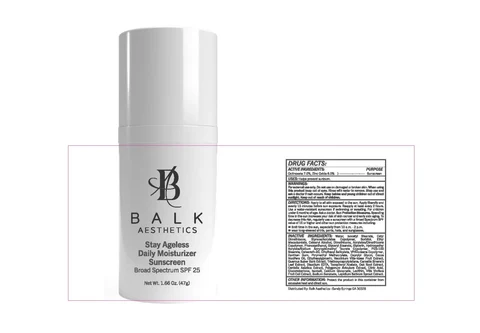 Stay Ageless Daily Moisturizer Sunscreen Broad Spectrum SPF 25 packaging