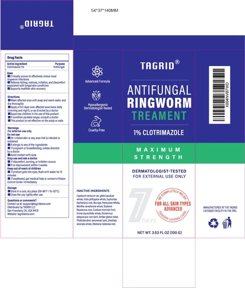 Tagrid Antifungal Ringworm Treatment 1% CLOTRIMAZOLE 포장