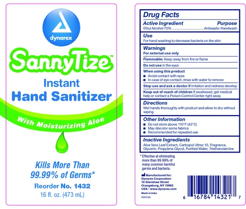 SannyTize Hand Sanitizer 포장
