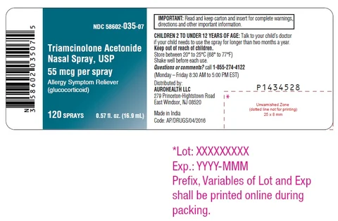 TRIAMCINOLONE ACETONIDE 포장