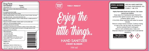 Hand Sanitizer Cherry Blossom packaging