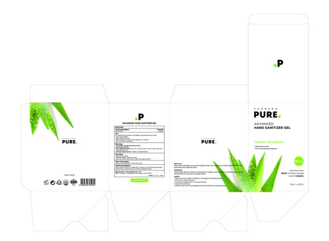 Soonsoo Pure Advanced Hand Sanitizer Gel packaging