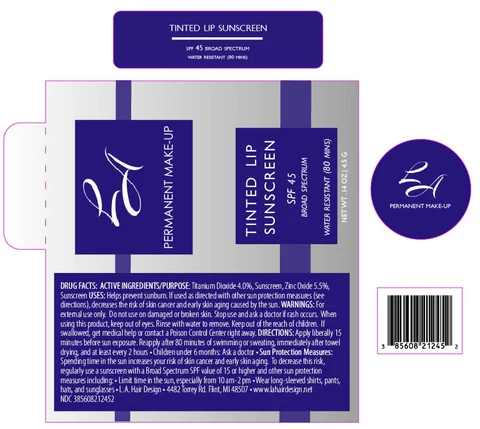 Tinted Lip Sunscreen packaging