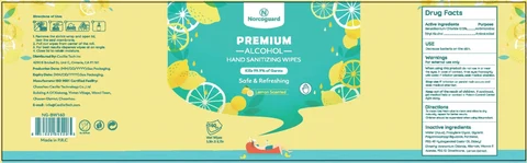 Hand Sanitizing Wipes packaging