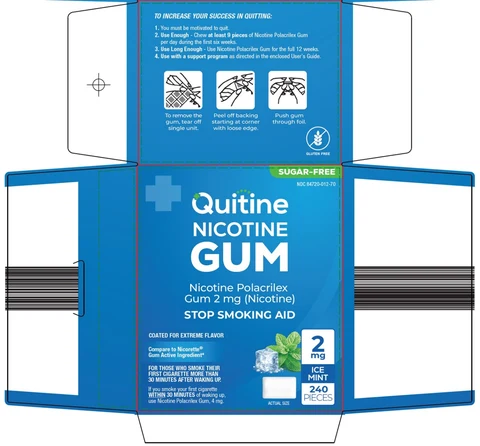 QUITINE NICOTINE 포장
