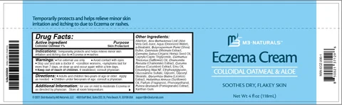 M3 NATURALS Eczema Cream packaging
