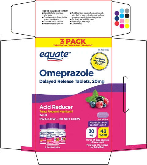 equate omeprazole packaging