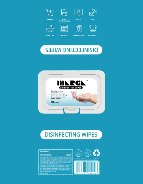 ALCOHOL WIPES 포장