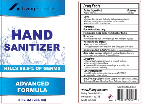 Hand Sanitizer packaging