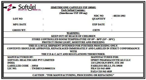 SIMETHICONE 포장