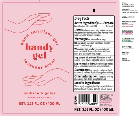 Hand Sanitizer Gel packaging