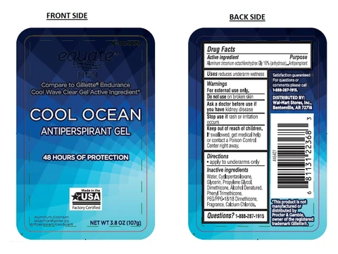 equate MEN COOL OCEAN ANTIPERSPIRANT packaging
