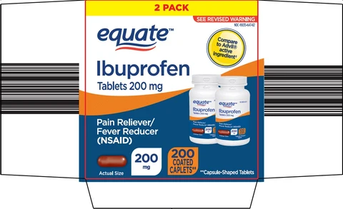 equate ibuprofen packaging
