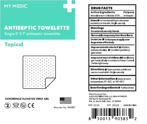 Antiseptic Towelette 포장