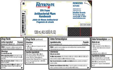 RENOWN Antibacterial Plum Handwash 포장