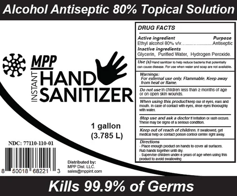 Hand Sanitizer packaging