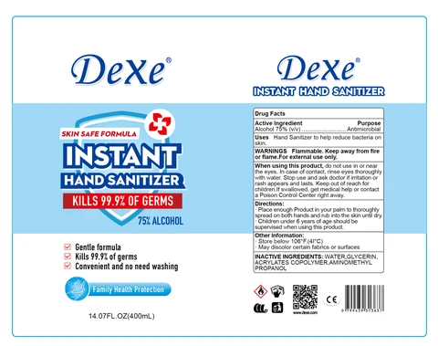 400 ml label