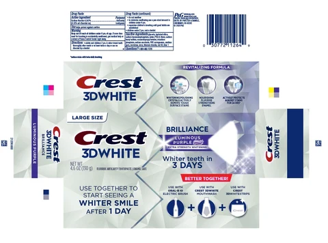 Crest3D White Brilliance Luminous Purple 포장