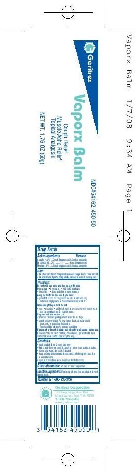 Vaporx Balm 포장