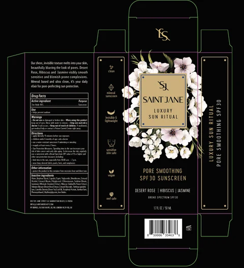 LUXURY SUN RITUALPORE SMOOTHING SPF 30 SUNSCREEN packaging